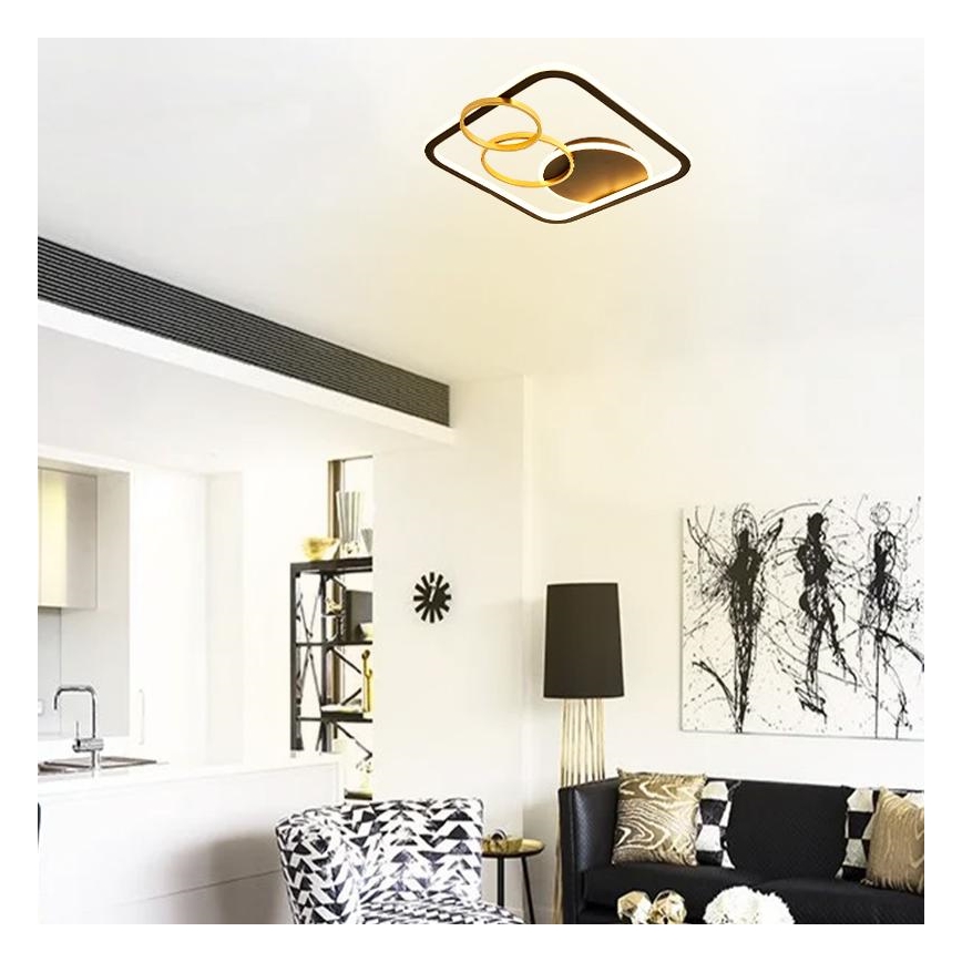 LED Aptumšojama griestu lampa LED/70W/230V 3000-6500K + tālvadības pults
