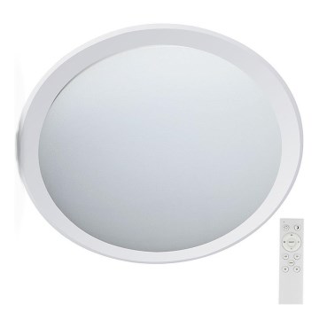 LED Aptumšojama griestu lampa LED/72W/230V 3000-6500K d. 67 cm balta + tālvadības pults