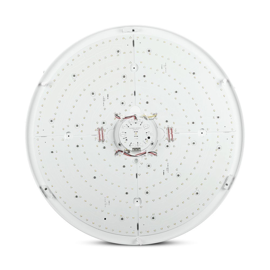 LED Aptumšojama griestu lampa LED/72W/230V 3000-6500K d. 67 cm balta + tālvadības pults