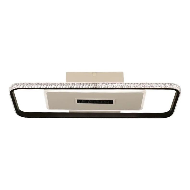 LED Aptumšojama griestu lampa LED/75W/230V 3000-6500K balta/melna + tālvadības pults