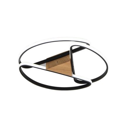 LED Aptumšojama griestu lampa LED/75W/230V 3000-6500K brūna/melna + tālvadības pults