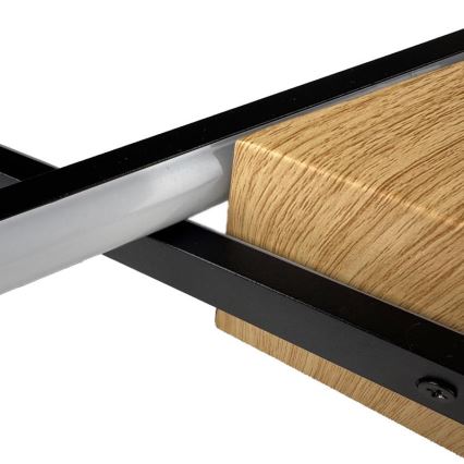 LED Aptumšojama griestu lampa LED/75W/230V 3000-6500K brūna/melna + tālvadības pults