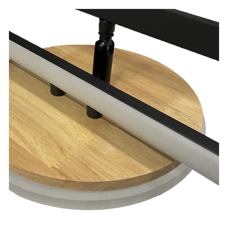 LED Aptumšojama griestu lampa LED/75W/230V 3000-6500K dižskābardis + tālvadības pults