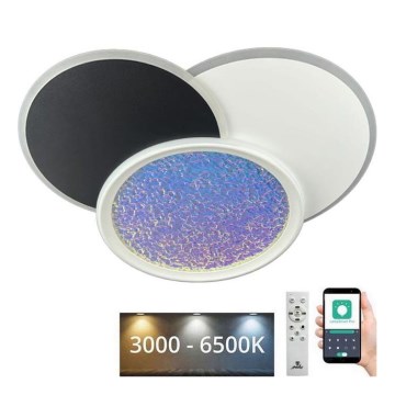 LED Aptumšojama griestu lampa LED/80W/230V 3000-6500K balta + tālvadības pults