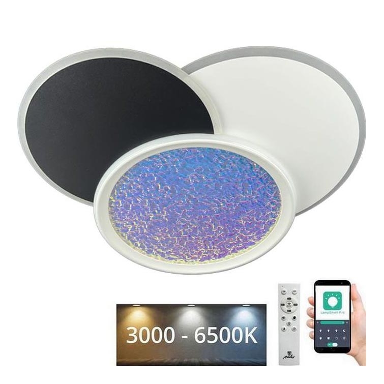 LED Aptumšojama griestu lampa LED/80W/230V 3000-6500K balta + tālvadības pults