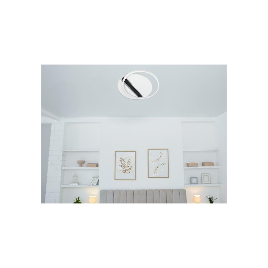 LED Aptumšojama griestu lampa LED/80W/230V 3000-6500K balta + tālvadības pults