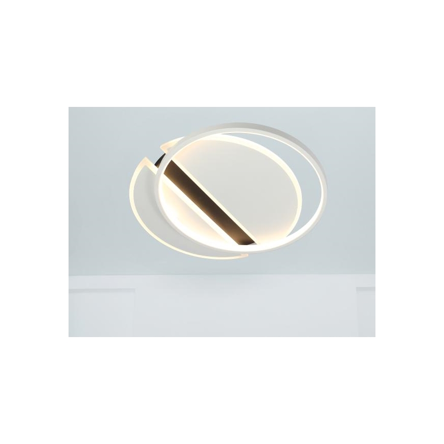 LED Aptumšojama griestu lampa LED/80W/230V 3000-6500K balta + tālvadības pults