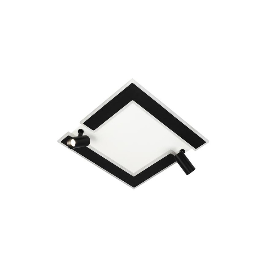 LED Aptumšojama griestu lampa LED/80W/230V 3000-6500K melna + tālvadības pults