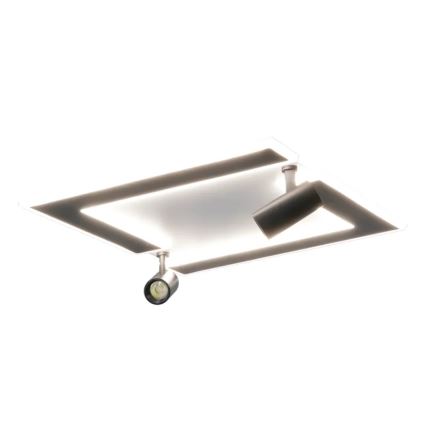 LED Aptumšojama griestu lampa LED/80W/230V 3000-6500K melna + tālvadības pults