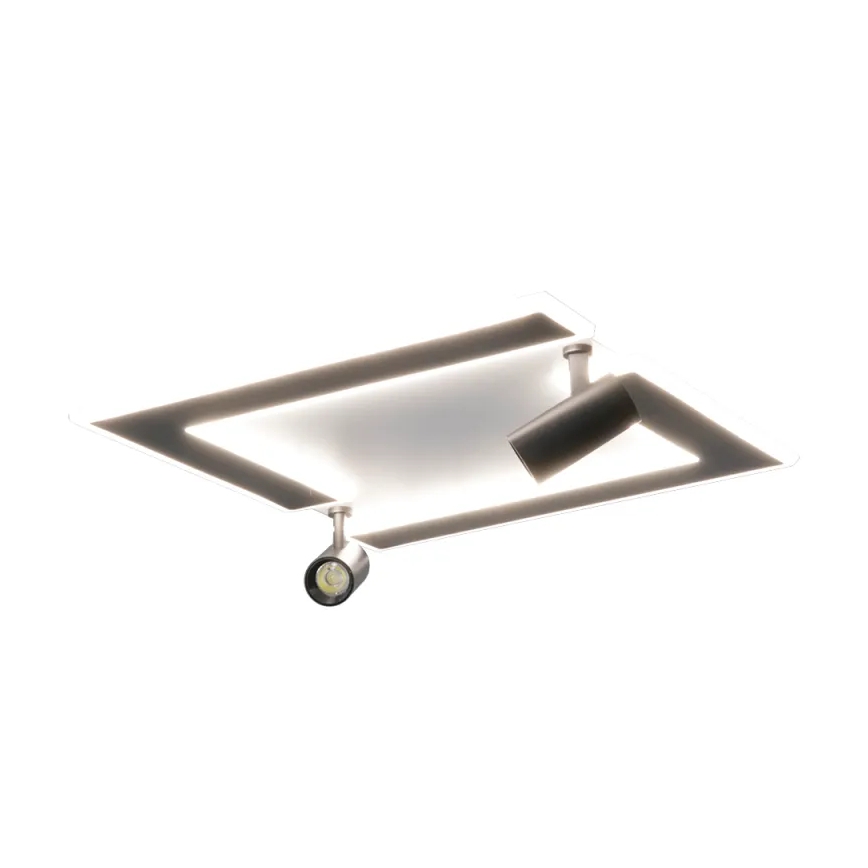 LED Aptumšojama griestu lampa LED/80W/230V 3000-6500K melna + tālvadības pults