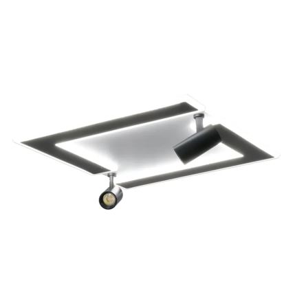 LED Aptumšojama griestu lampa LED/80W/230V 3000-6500K melna + tālvadības pults