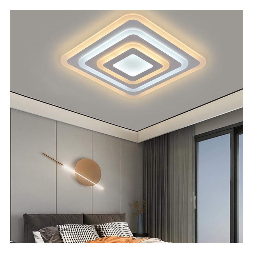 LED Aptumšojama griestu lampa LED/80W/230V 3000-6500K + tālvadības pults