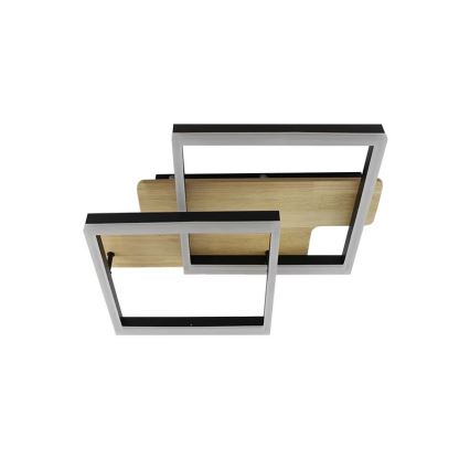 LED Aptumšojama griestu lampa LED/85W/230V 3000-6500K ozols + tālvadības pults