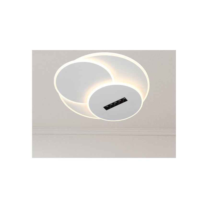 LED Aptumšojama griestu lampa LED/90W/230V 3000-6500K balta + tālvadības pults
