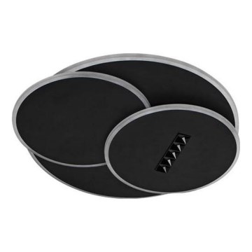 LED Aptumšojama griestu lampa LED/90W/230V 3000-6500K melna + tālvadības pults