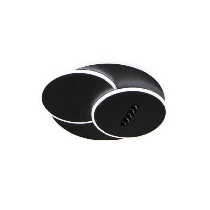 LED Aptumšojama griestu lampa LED/90W/230V 3000-6500K melna + tālvadības pults