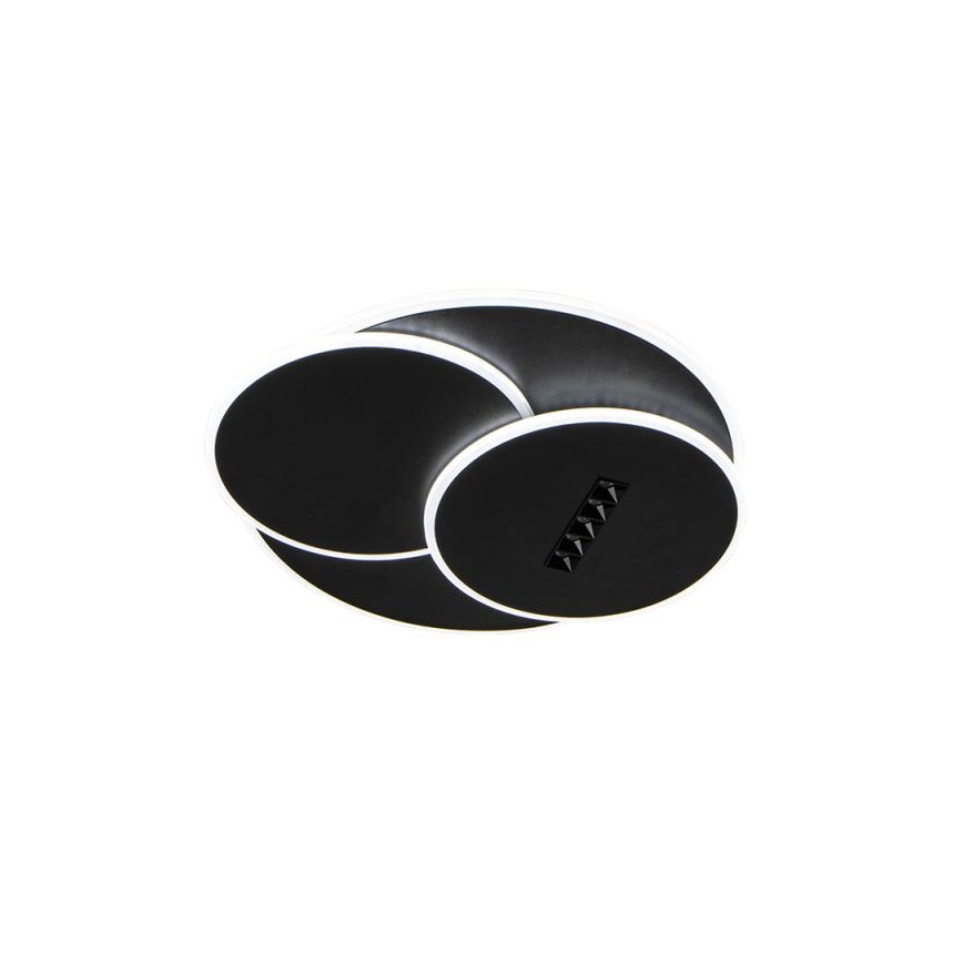 LED Aptumšojama griestu lampa LED/90W/230V 3000-6500K melna + tālvadības pults