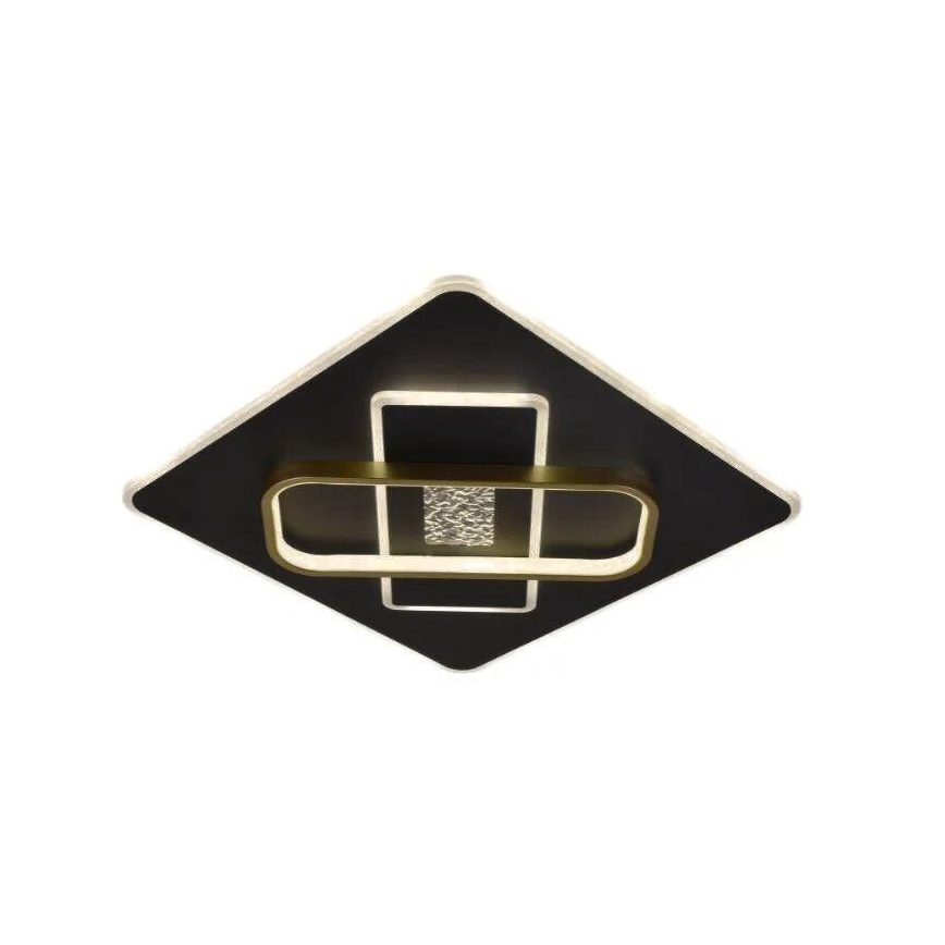 LED Aptumšojama griestu lampa LED/90W/230V 3000-6500K melna + tālvadības pults