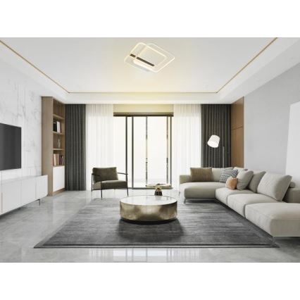 LED Aptumšojama griestu lampa LED/95W/230V 3000-6500K balta + tālvadības pults