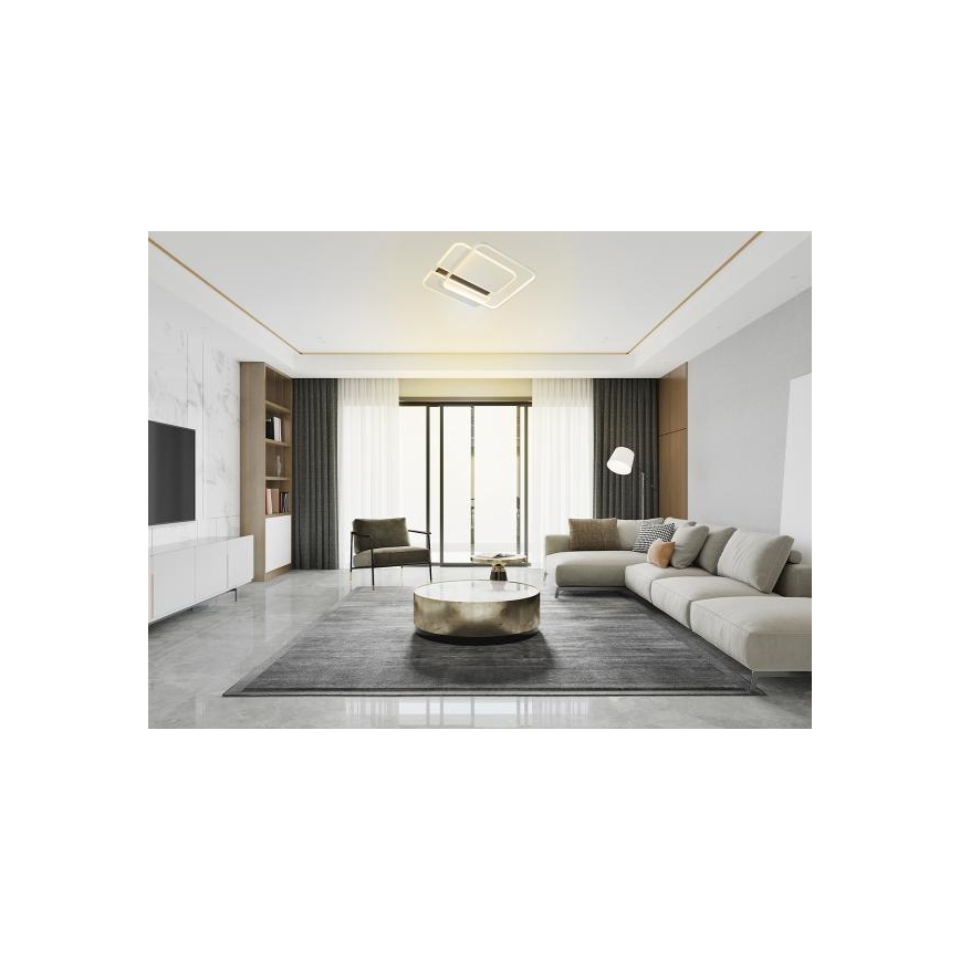 LED Aptumšojama griestu lampa LED/95W/230V 3000-6500K balta + tālvadības pults