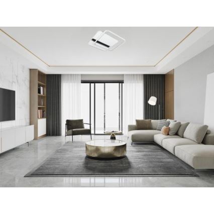 LED Aptumšojama griestu lampa LED/95W/230V 3000-6500K balta + tālvadības pults