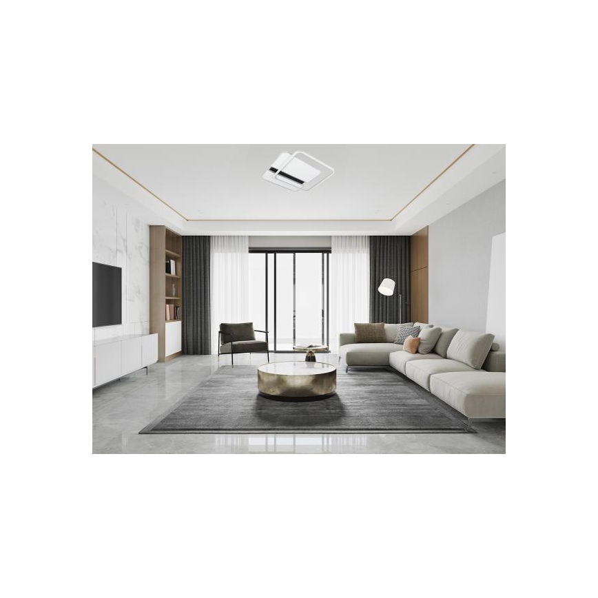 LED Aptumšojama griestu lampa LED/95W/230V 3000-6500K balta + tālvadības pults