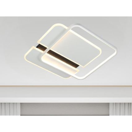 LED Aptumšojama griestu lampa LED/95W/230V 3000-6500K balta + tālvadības pults