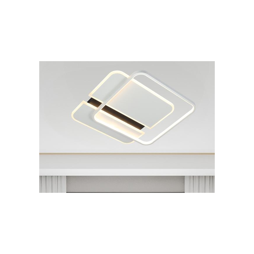 LED Aptumšojama griestu lampa LED/95W/230V 3000-6500K balta + tālvadības pults