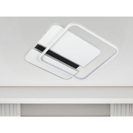 LED Aptumšojama griestu lampa LED/95W/230V 3000-6500K balta + tālvadības pults