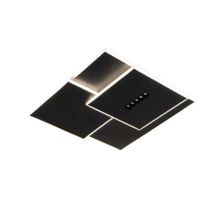 LED Aptumšojama griestu lampa LED/95W/230V 3000-6500K melna + tālvadības pults