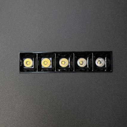 LED Aptumšojama griestu lampa LED/95W/230V 3000-6500K melna + tālvadības pults