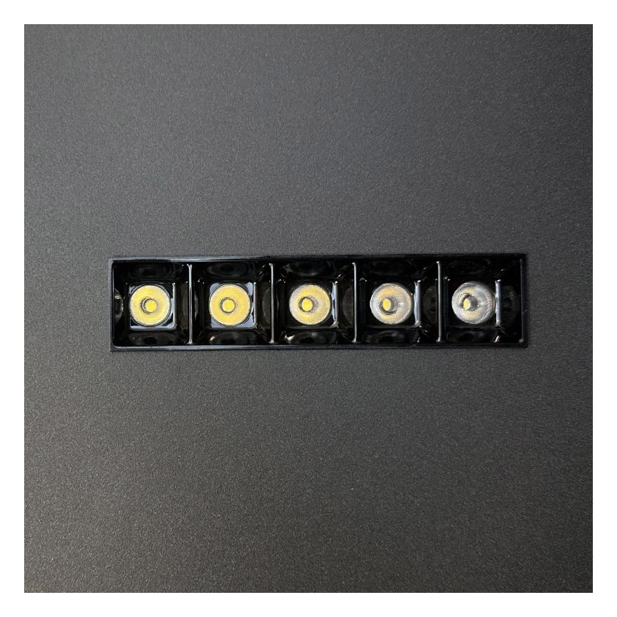 LED Aptumšojama griestu lampa LED/95W/230V 3000-6500K melna + tālvadības pults