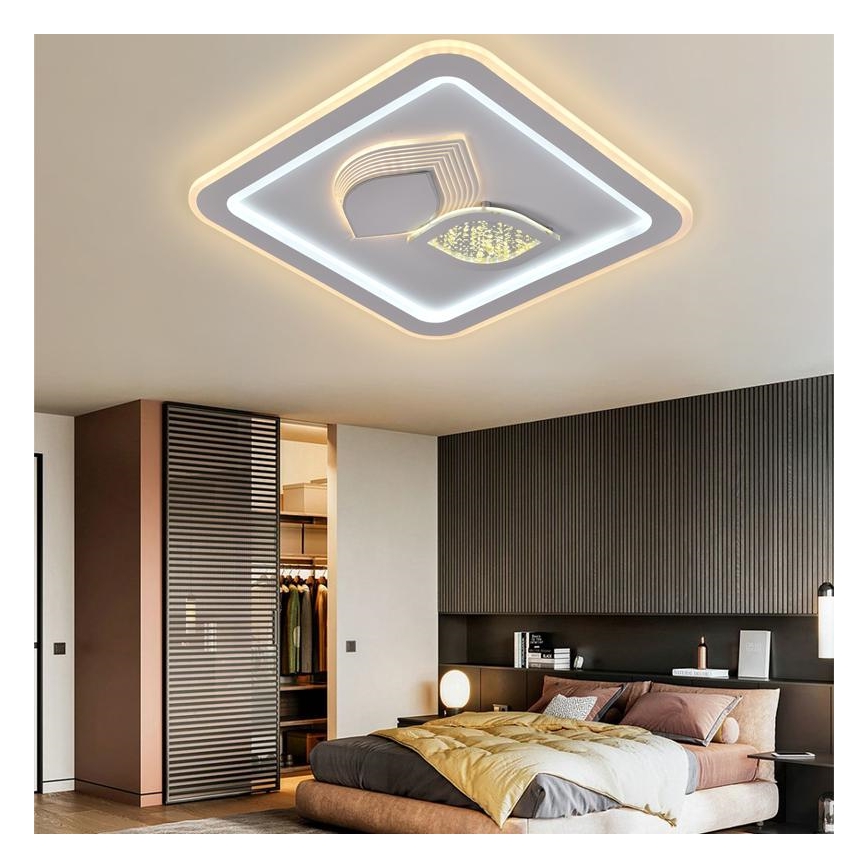 LED Aptumšojama griestu lampa LED/95W/230V 3000-6500K + tālvadības pults