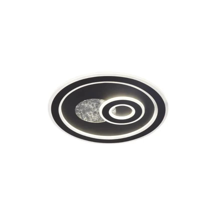 LED Aptumšojama griestu lampa LED/95W/230V 3000-6500K melna + tālvadības pults