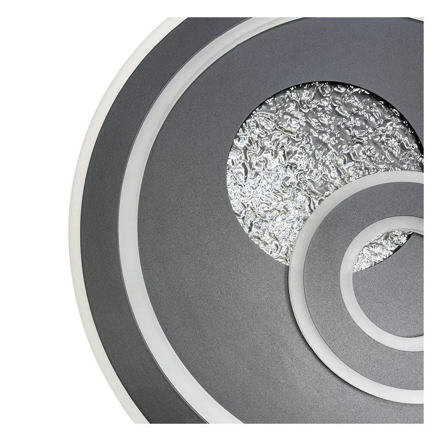 LED Aptumšojama griestu lampa LED/95W/230V 3000-6500K melna + tālvadības pults