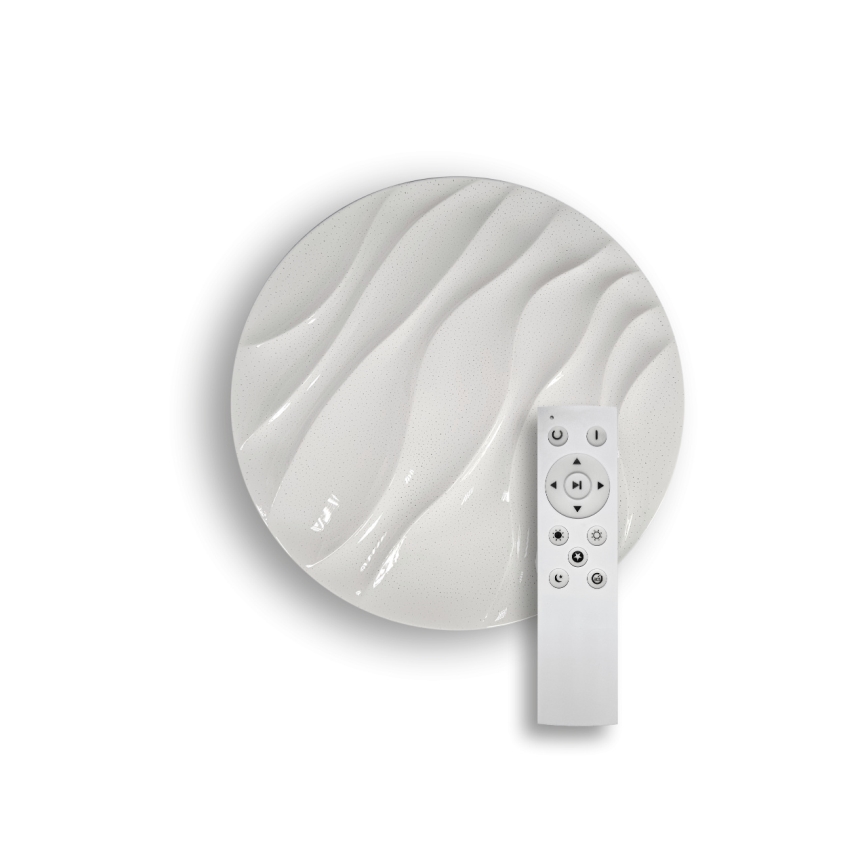 LED Aptumšojama griestu lampa LIKA LED/60W/230V 2700-6500K d. 58 cm + tālvadības pults