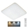 LED Aptumšojama griestu lampa MANA LED/36W/230V 2700-6500K 43x43 cm + tālvadības pults
