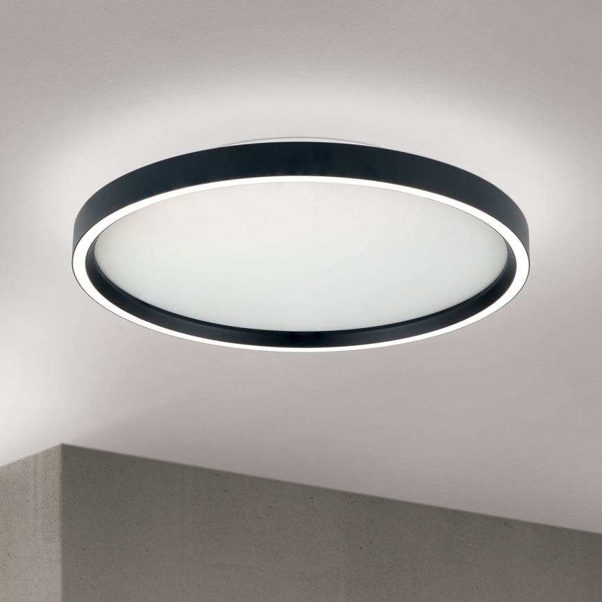 LED Aptumšojama griestu lampa MASCA LED/36W/230V 2700/3350/4000K d. 40 cm melna