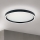 LED Aptumšojama griestu lampa MASCA LED/36W/230V 2700/3350/4000K d. 40 cm melna