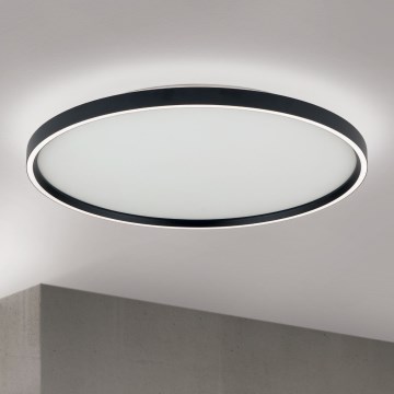 LED Aptumšojama griestu lampa MASCA LED/47W/230V 2700/3350/4000K d. 60 cm melna