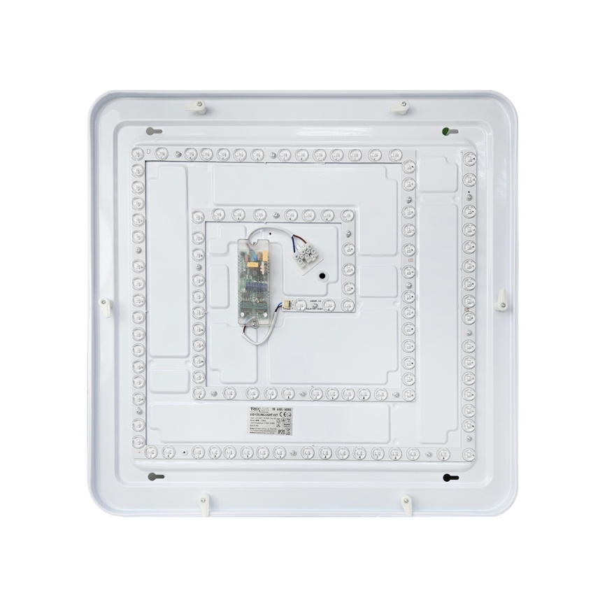 LED Aptumšojama griestu lampa NERIS LED/60W/230V 2700-6500K 53x53 cm + tālvadības pults