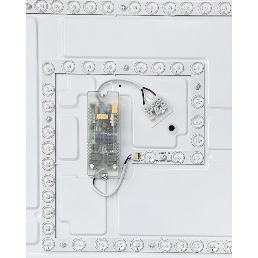 LED Aptumšojama griestu lampa NERIS LED/60W/230V 2700-6500K 53x53 cm + tālvadības pults