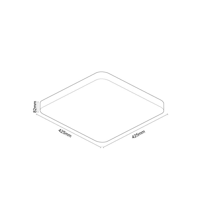 LED Aptumšojama griestu lampa OPAL LED/48W/230V 2700-6500K Wi-Fi Tuya balta + tālvadības pults