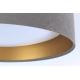 LED Aptumšojama griestu lampa SMART GALAXY LED/24W/230V d. 44 cm pelēka/zelta 3000-6500K + tālvadības pults