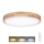 LED Aptumšojama griestu lampa SOLID OAK LED/60W/230V 3000-6500K ozols d. 51 cm + tālvadības pults