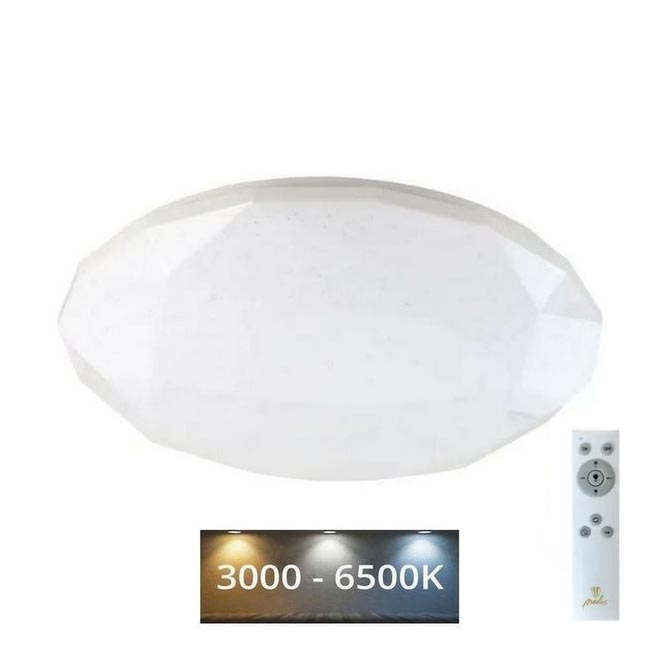 LED Aptumšojama griestu lampa STAR LED/48W/230V 3000-6500K + tālvadības pults