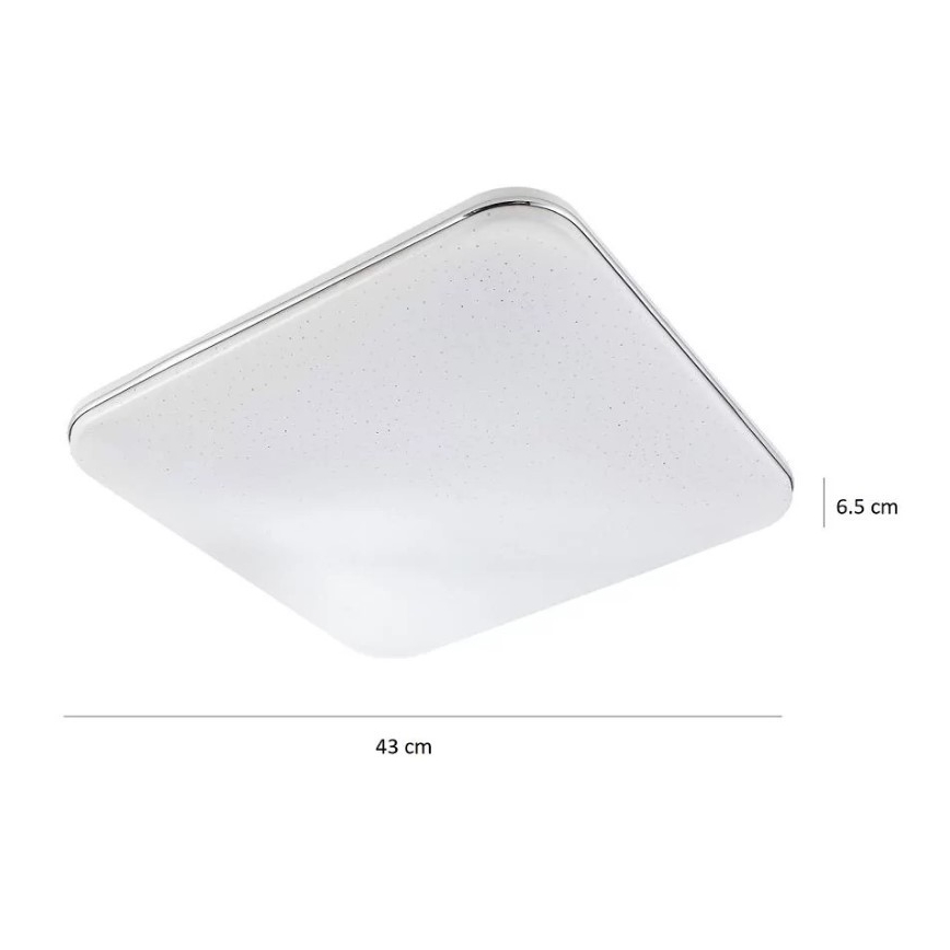 LED Aptumšojama griestu lampa SYRIUS ar tālvadības pulti LED/72W/230V