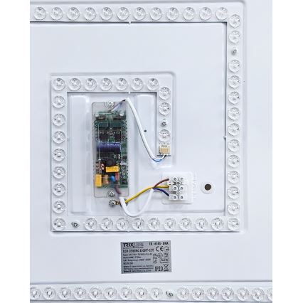 LED Aptumšojama griestu lampa UNA LED/60W/230V 2700-6500K 50x50 cm + tālvadības pults