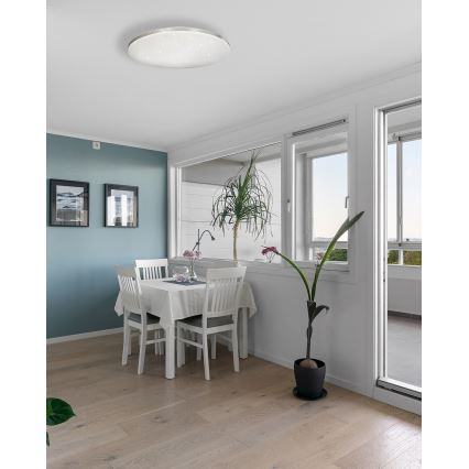 LED Aptumšojama griestu lampa VENTA LED/36W/230V 2700-6500K d. 48 cm + tālvadības pults