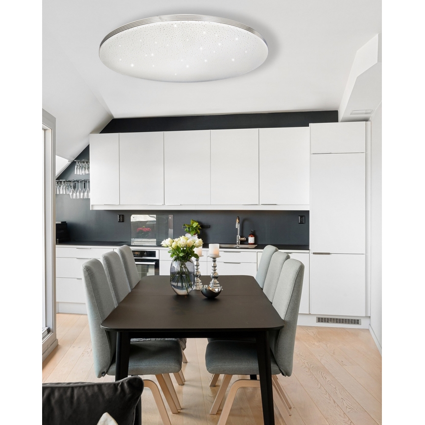 LED Aptumšojama griestu lampa VENTA LED/60W/230V 2700-6500K d. 58 cm + tālvadības pults